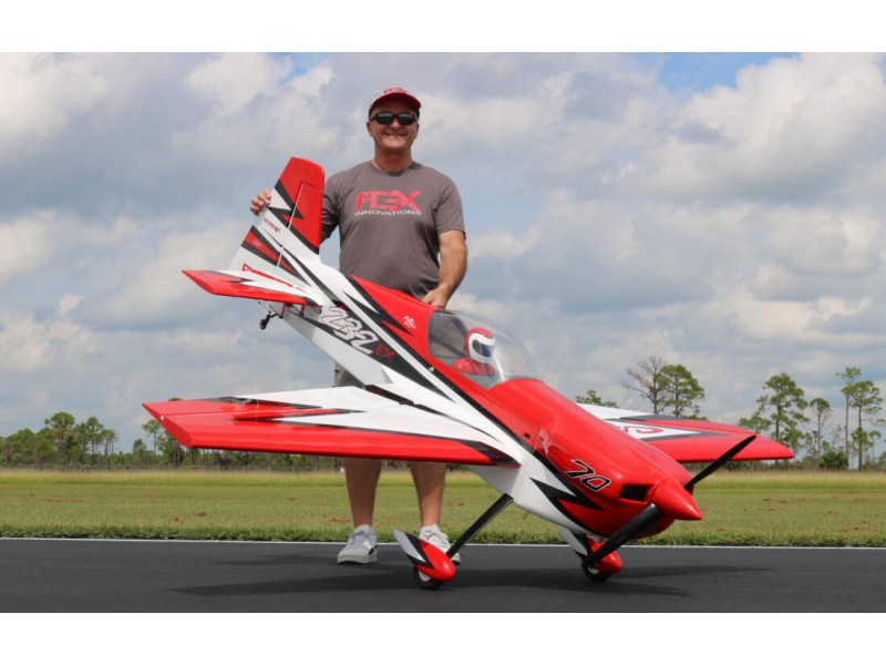 Flex Cap 232EX 70cc Spinner 4,0 inch RED